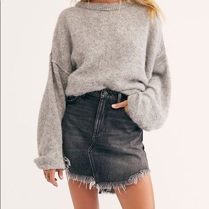 FREE PEOPLE | Bailey Denim Maverick Mini Skirt